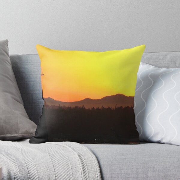 Vancouver Sunset Throw Pillow