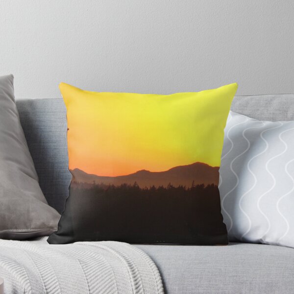Vancouver Sunset Throw Pillow