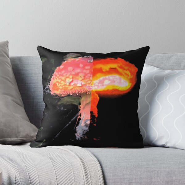 Nuclear Mushroom Throw Pillow