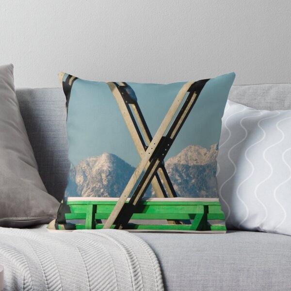 Westham Island Bridge Throw Pillow