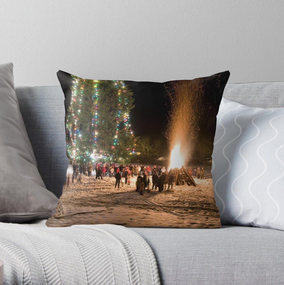 Mayne Island, Dec. 23, 2008 Throw Pillow