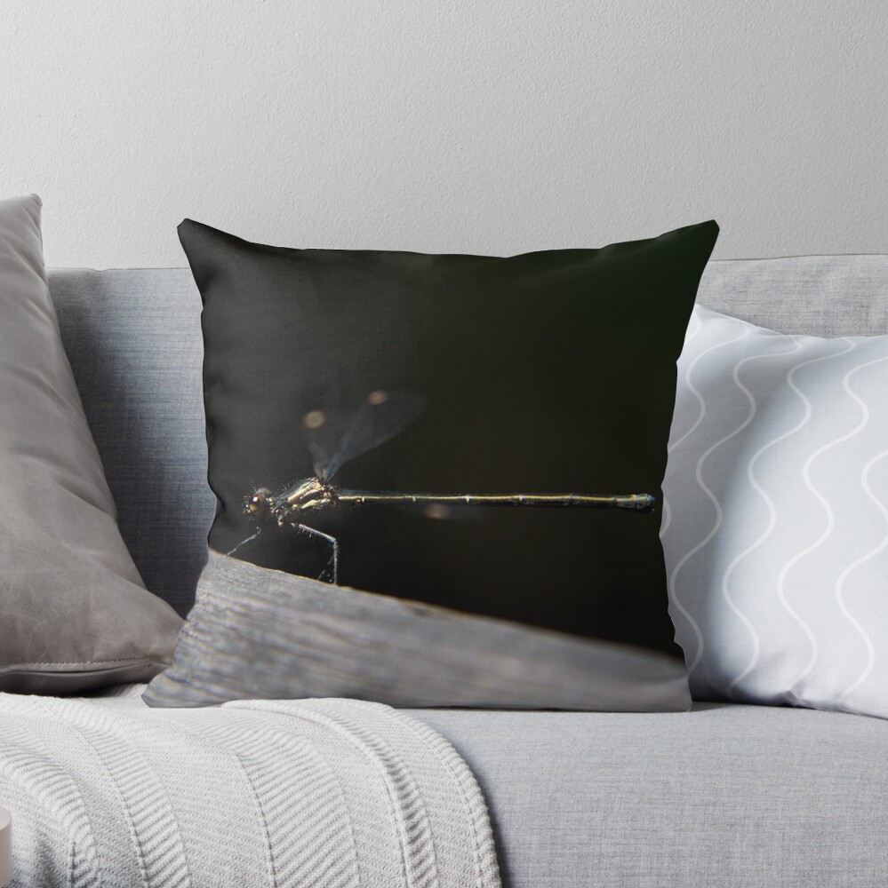 Dragonfly Throw Pillow