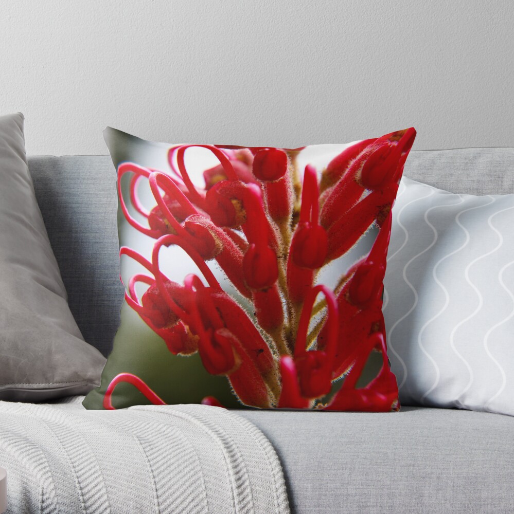 Grevillea Throw Pillow