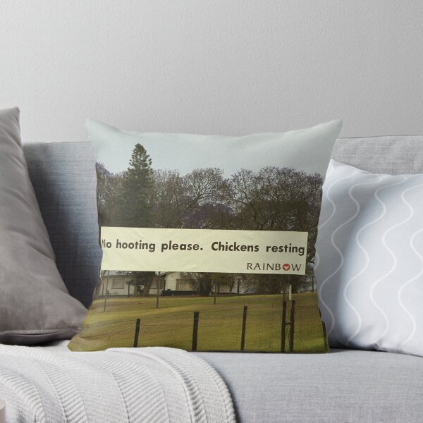 Item preview, No hooting please, Chickens resting designed and sold by Bev Pascoe.