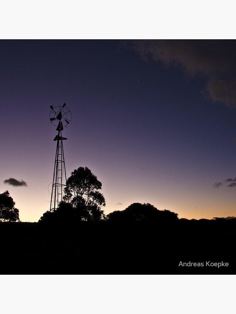 Broken windmill - after sunset by mistered