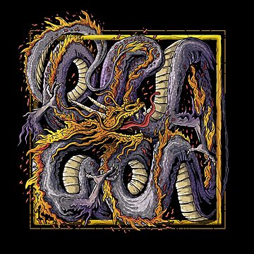 Artwork thumbnail, DRA/GON Calligraphic Illustration by zsoltbaritz