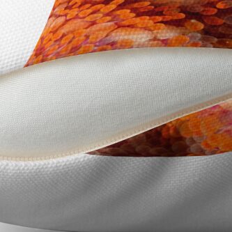 Alternate view of Mosaic Sea Star Macro Throw Pillow