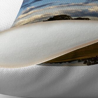 Alternate view of Reach for the sky Throw Pillow