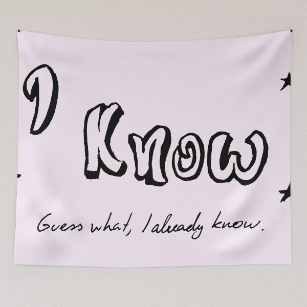 Item preview, Guess What, I Already Know designed and sold by baudrillier.