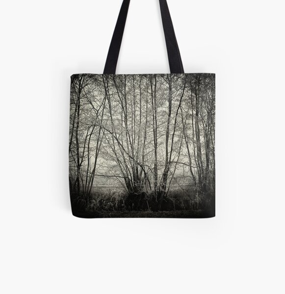 branches in the mist All Over Print Tote Bag