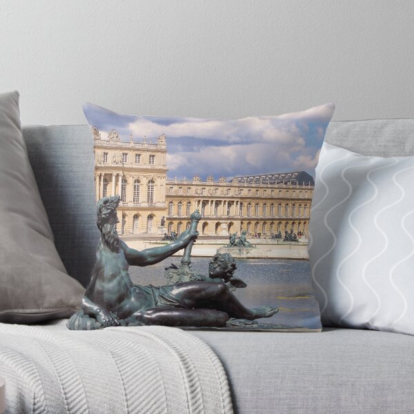 Neptune, Versailles Throw Pillow