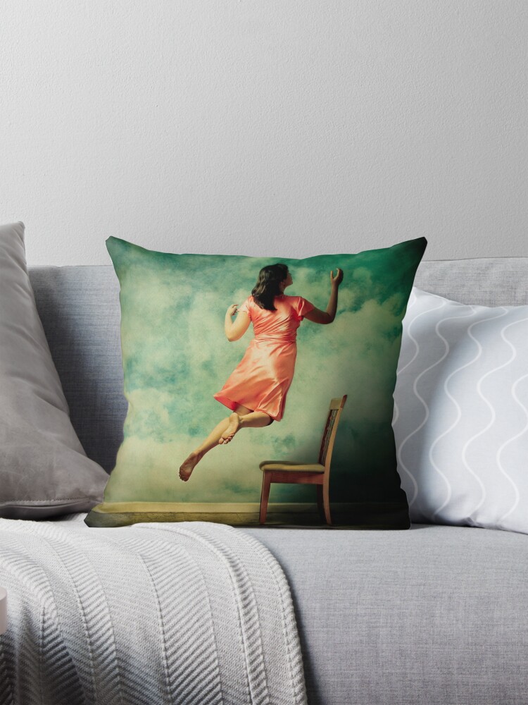 Thumbnail 1 of 4, Pillow, A Dali Dream designed and sold by khilagan.