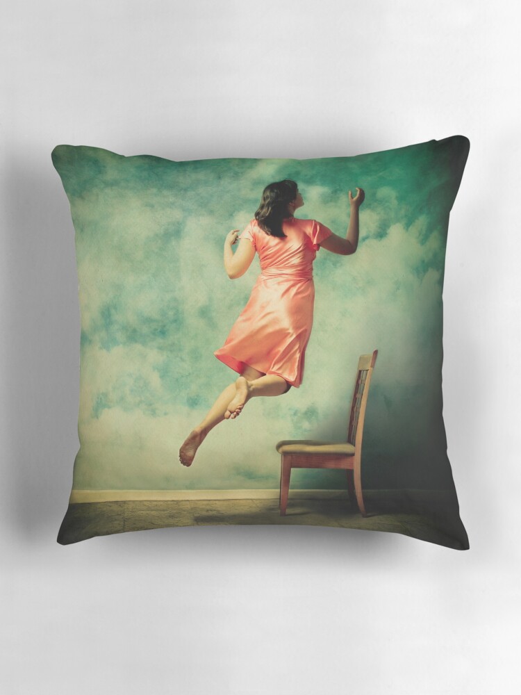Thumbnail 3 of 4, Pillow, A Dali Dream designed and sold by khilagan.