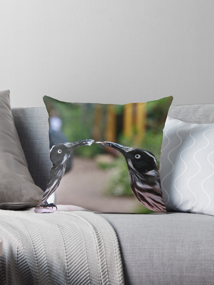 Thumbnail 1 of 4, Pillow, Give me a kiss designed and sold by mistered.