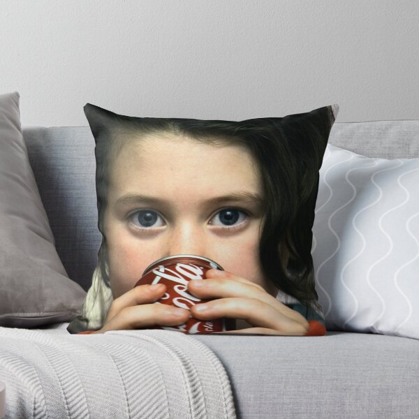 Coke Before Bed Throw Pillow