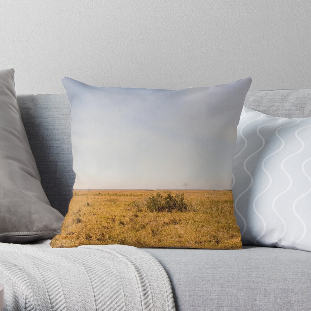 Louisiana Fields Throw Pillow