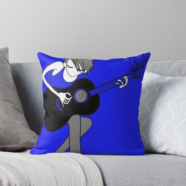 Item preview, The Girl and the Guitar designed and sold by Midori Furze.