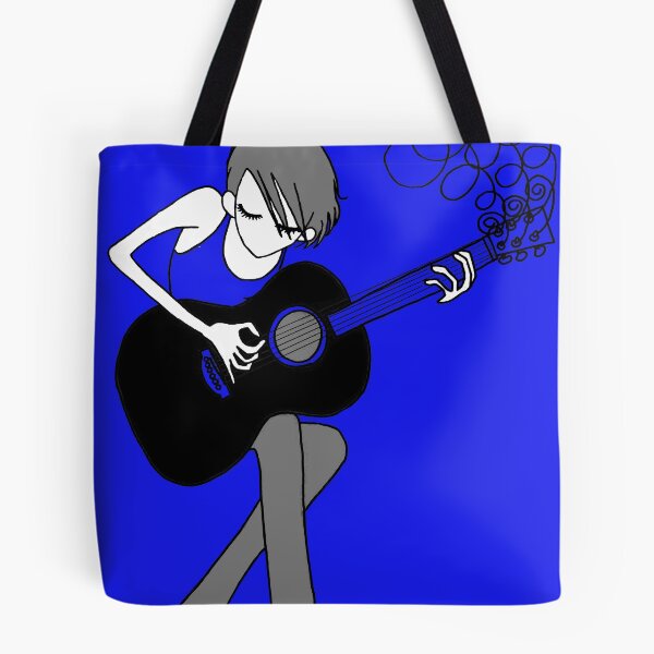 Item preview, The Girl and the Guitar designed and sold by Midori Furze.