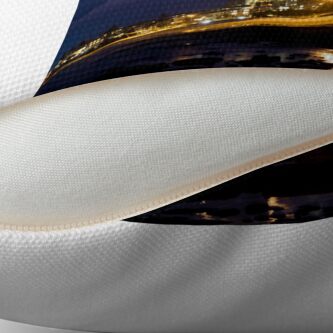 Alternate view of Storm over the King Throw Pillow