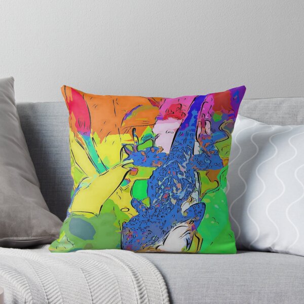 Item preview, Blue lizard fantasia designed and sold by B. Randi Bailey.