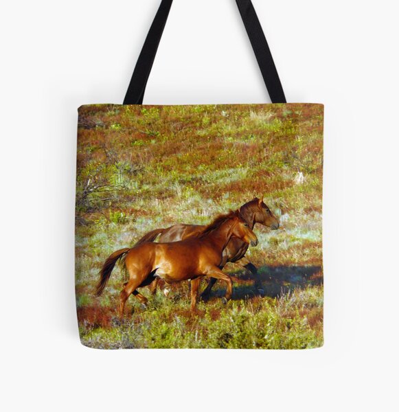 Brumbies on the Plain All Over Print Tote Bag