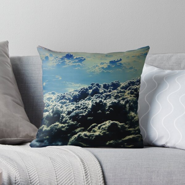 Clouds Throw Pillow