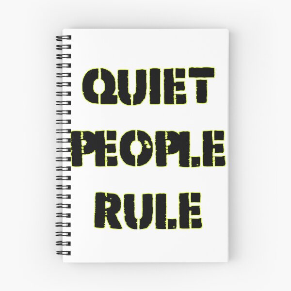 Item preview, Quiet People Rule designed and sold by SerpentSkyArts.
