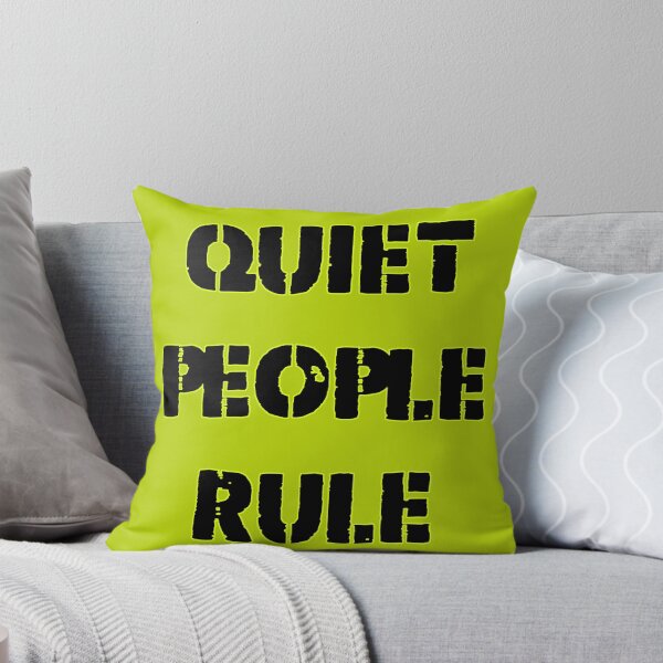Item preview, Quiet People Rule designed and sold by SerpentSkyArts.
