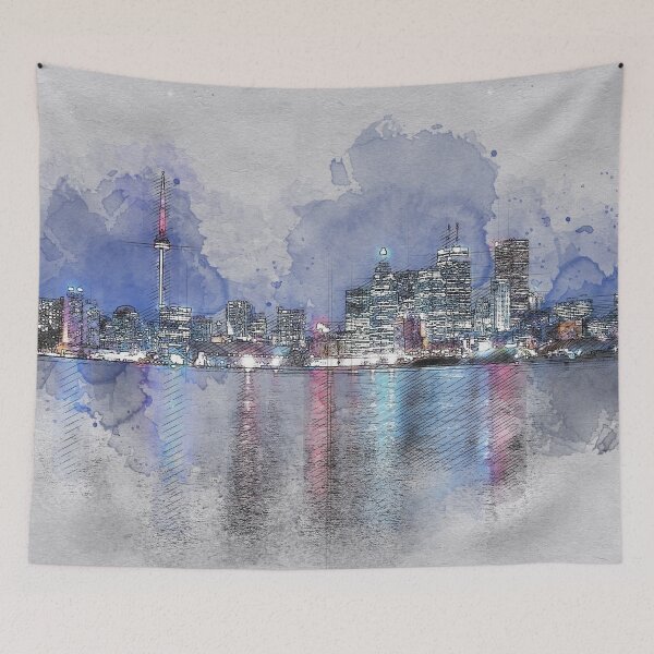 Item preview, Night Time in Toronto designed and sold by mrthink.
