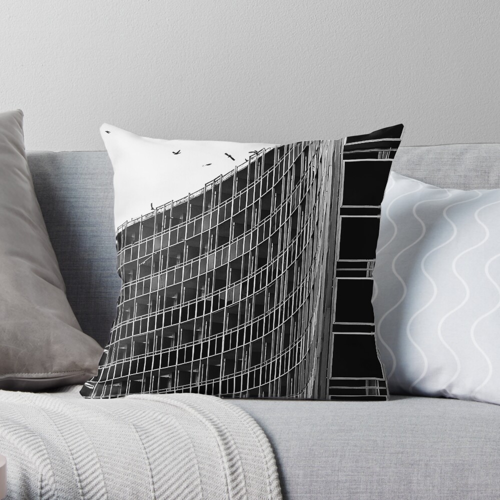 The Last to Leave Throw Pillow