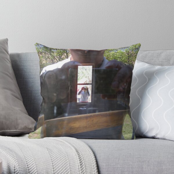 Through The Window Throw Pillow