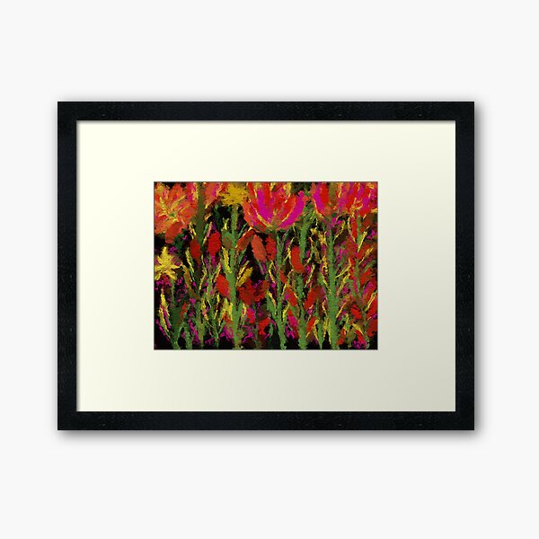 Flowers Framed Art Print
