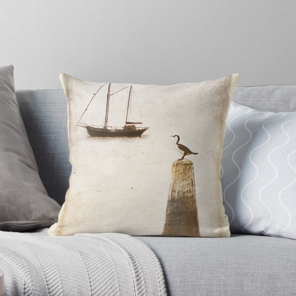 g o i n g Throw Pillow