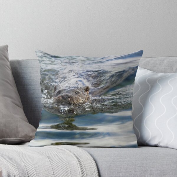 Item preview, Otter swimming designed and sold by wildlifephoto.