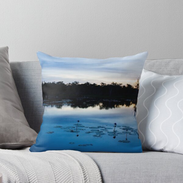 Dusk at Deadman's Ck. Throw Pillow