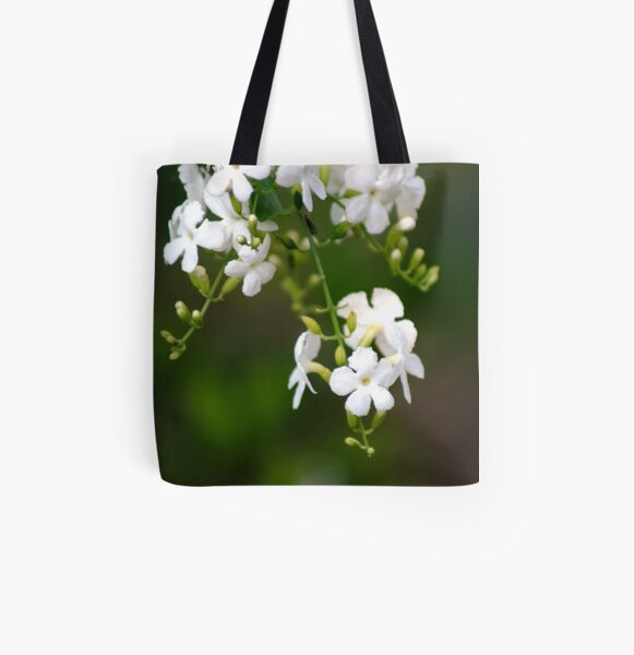 white lilly pily All Over Print Tote Bag