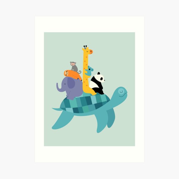 Travel Together Art Print