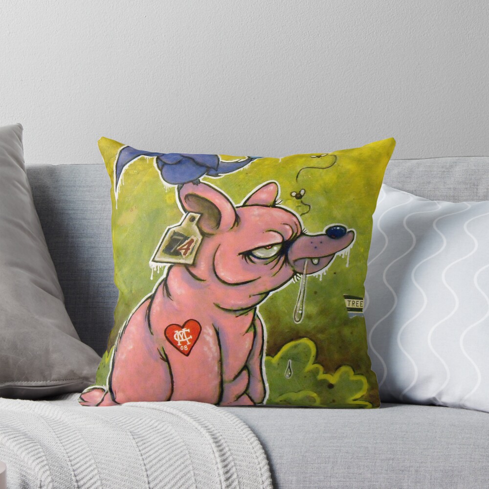 Item preview, Throw Pillow designed and sold by mistertengu74.