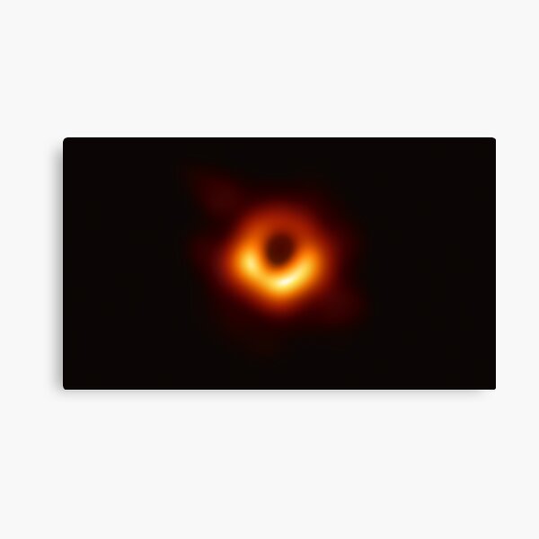 First ever Image of a black hole Canvas Print