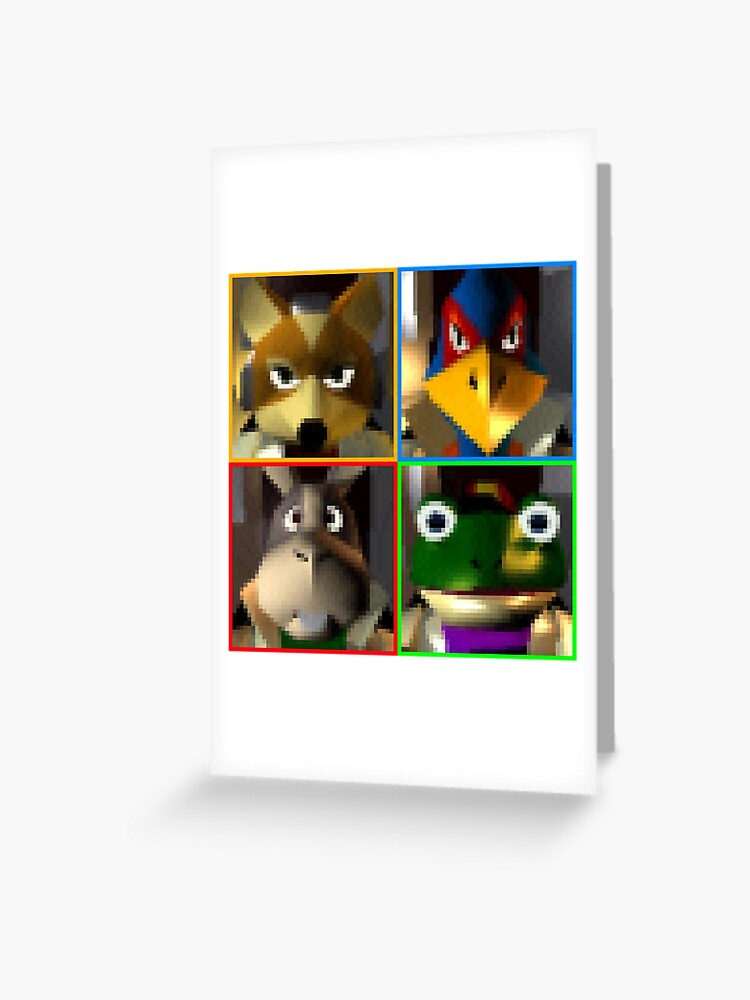 We're Star Fox 64 3D! (Grid) Greeting Card for Sale by Cyberphile