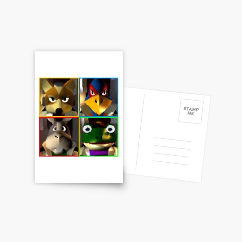 We're Star Fox 64 3D! (Grid) Greeting Card for Sale by Cyberphile