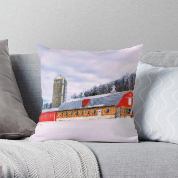 Waiting For The Cows To Come Home Throw Pillow