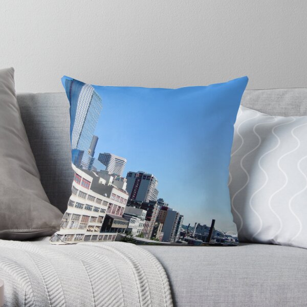 Seattle Blue Throw Pillow