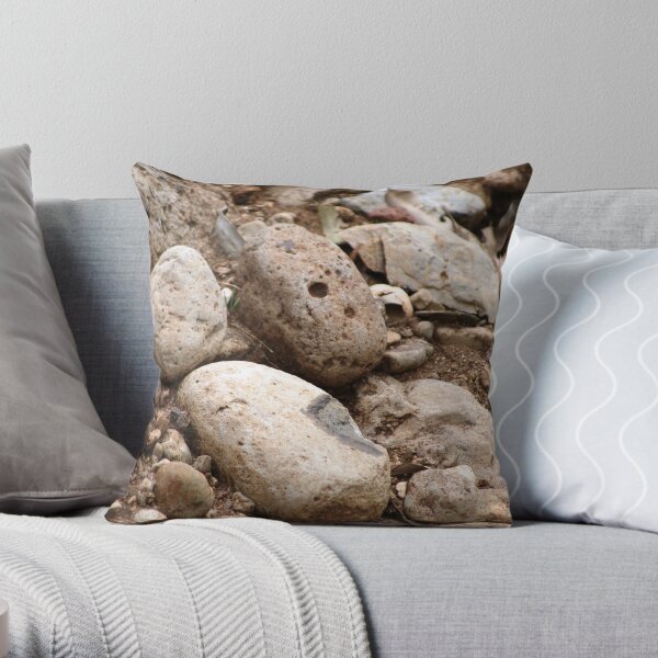 Rocks Throw Pillow