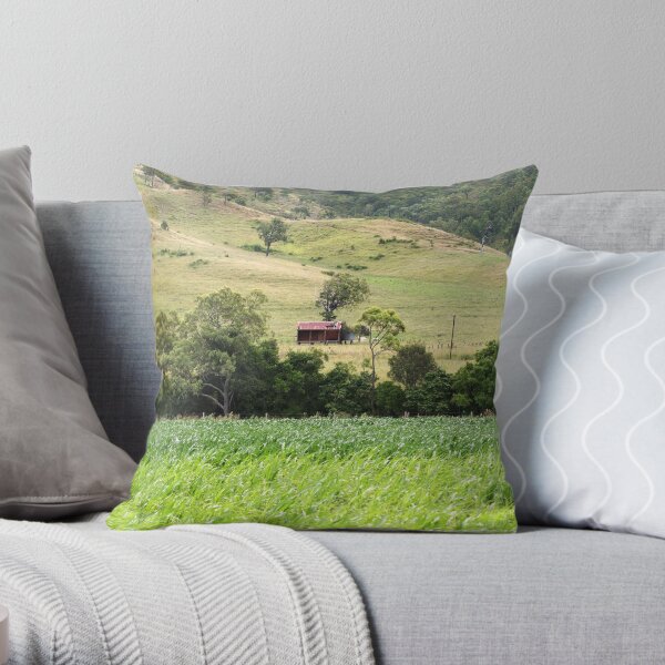 Country Meadows Throw Pillow