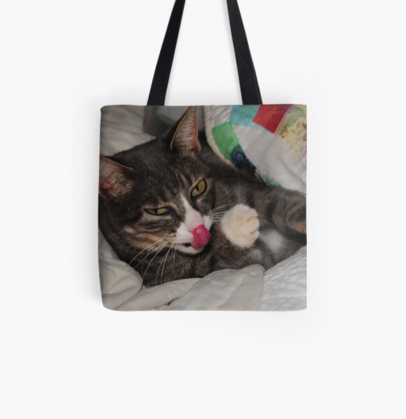 I Can Touch My Nose All Over Print Tote Bag