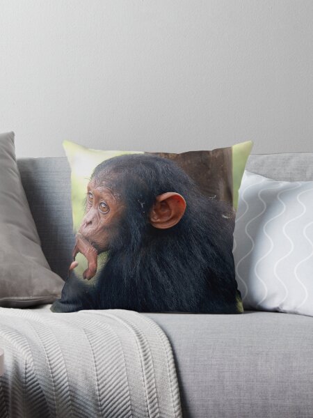Little Girl Throw Pillow