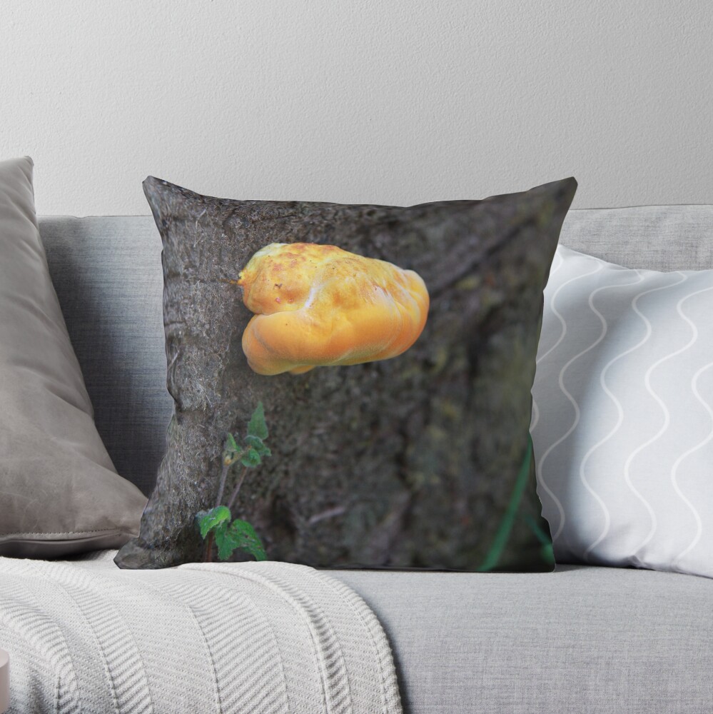 Fungus Throw Pillow