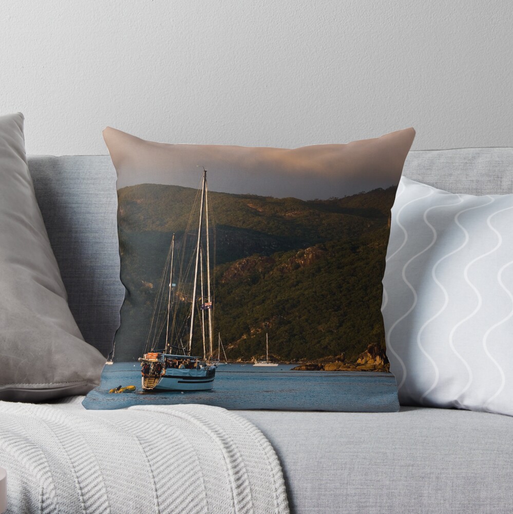 Stonehaven Anchorage Throw Pillow