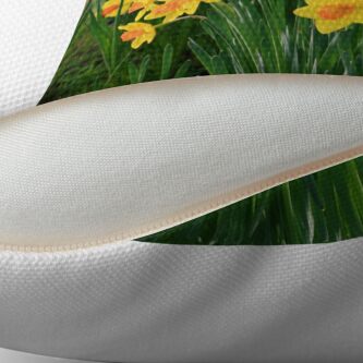 Thumbnail 2 of 3, Throw Pillow, Daffodils designed and sold by Tim Wootton.